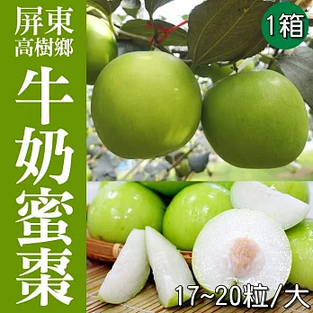 《產地直送》正宗屏東高樹牛奶蜜棗(13~16粒/特大)3斤/箱