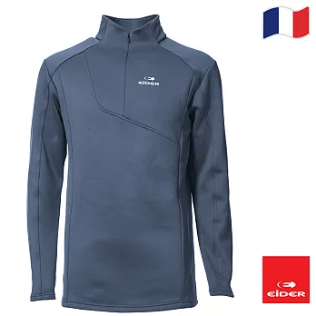 法國【EiDER】男保暖透氣多功能長袖立領衫 /EIT1535S灰藍