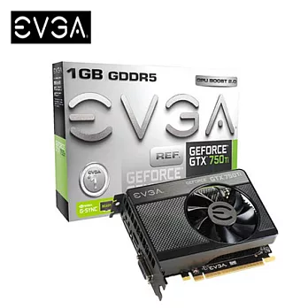 EVGA 艾維克 GTX750Ti 1GB REF 顯示卡