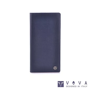 VOVA • 沃汎 - 凱旋系列 14卡IV紋薄型長夾-墨藍色