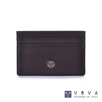 VOVA • 沃汎 - 凱旋系列 5卡IV紋單層卡夾- 咖啡色