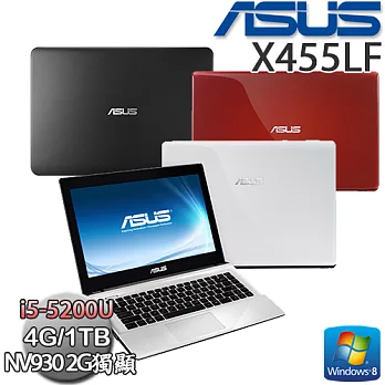 ASUS 華碩 X455LF 14吋 i5-5200U 獨顯NV930 2G Win10漾彩效能筆電