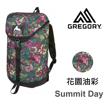 【美國Gregory】Summit Day日系休閒後背包22L-花園油彩