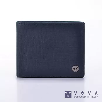 VOVA • 沃汎 - 凱旋系列 10卡IV紋短夾- 墨藍色