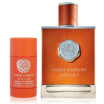 【Vince Camuto 文斯卡穆托】Solare烈日男性淡香水100ml(贈品牌體香膏)