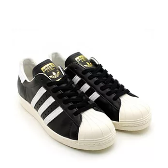 【GT Company】Adidas SUPERSTAR 80s DLX 皮革經典款男段4.5黑色