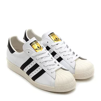 【GT Company】Adidas SUPERSTAR 80s DLX 皮革經典款4.5白色