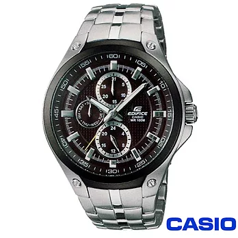 【CASIO】卡西歐 EDIFICE極地武士時尚錶-深咖 EF-326D-5A