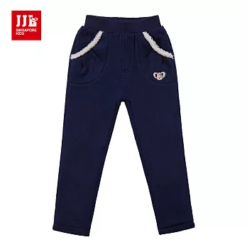 【JJLKIDS】冬季造型考拉運動休閒棉褲(藏青)105藏青