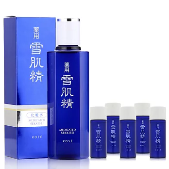 KOSE 高絲 雪肌精化妝水360ml+雪肌精化妝水33mlX5