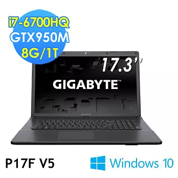 【技嘉 GIGABYTE】P17Fv5 17.3吋 i7-6700HQ GTX965 WIN10(電競筆電)