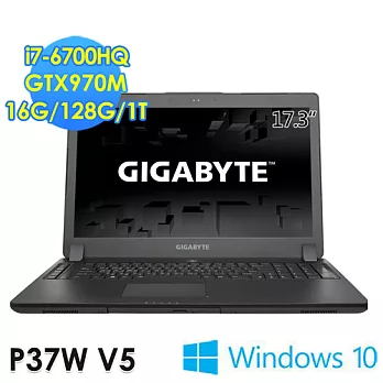 技嘉 GIGABYTE P37Wv5 17.3吋 i7-6700HQ GTX970 WIN10 電競筆電