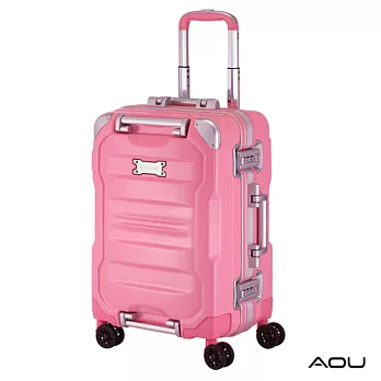 AOU 絕讚耀眼系列 經典巨作專利產品 29吋PC亮面旅行箱 (蜜桃粉) 90-022A