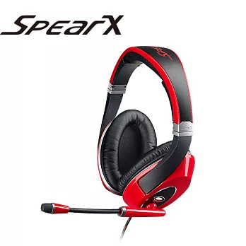 SpearX 暢遊電玩 X系列電競耳機X1紅