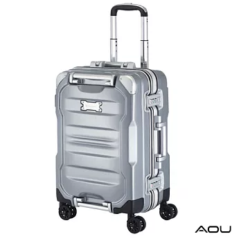AOU 絕讚耀眼系列 經典巨作專利產品 25吋PC亮面旅行箱 (時尚灰) 90-022B