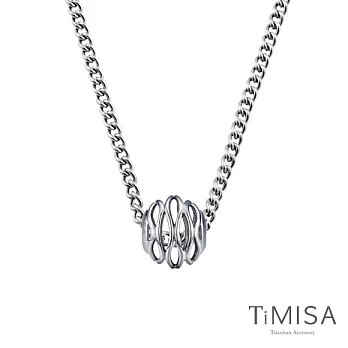 TiMISA《波紋》純鈦串飾項鍊(M02D)-45