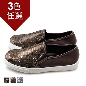 FUFA MIT閃亮奢華高調懶人鞋 (FL33)-共3色23棕色