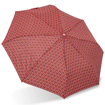 【rainstory】田園小花(橘紅)抗UV隨身自動傘