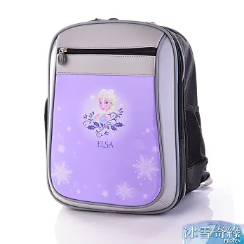 【冰雪奇緣】立體護脊透氣書包(2色可選)紫