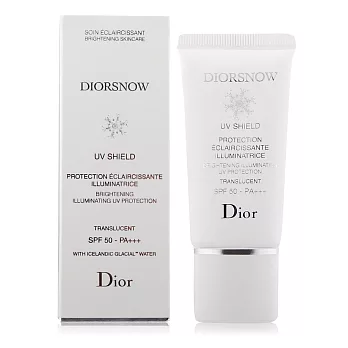 Dior 迪奧 雪晶靈極緻透白UV隔離霜SPF50/PA+++(30ml)#透明