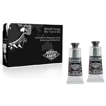 Institut Karite Paris 巴黎乳油木男士修容旅行組 (刮鬍霜30ml+鬍後霜30ml)