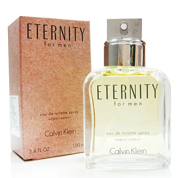 CalvinKlein ETERNITY 永恆 男性淡香水100ml【TESTER】