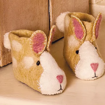 英國sew heart felt放牧小羊羊毛氈鞋 (嬰兒鞋/彌月禮)--紅寶兔13紅寶兔