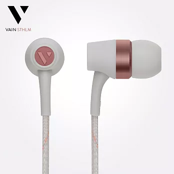 Vain STHLM 汎思 - Originals 初衷 入耳式線控耳機冷冽灰