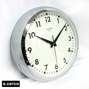 【a.cerco】Eyeball clock Large 大鐵鐘 (共兩色可選)亮銀