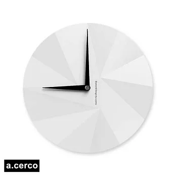 【a.cerco】DIAMOND 鑽石風格時鐘 (共兩色可選)白色