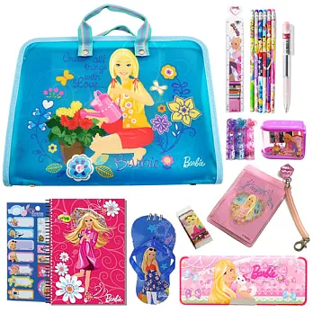 芭比Barbie PP才藝文具12入超值組(藍色)