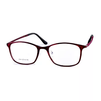 Gluck! 時尚炫彩 圓方框平光眼鏡2054-4紅