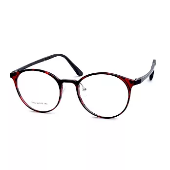 【情人節告白神器】Gluck！ 現代演藝 復古圓框平光眼鏡 2056-3 黑腳黑