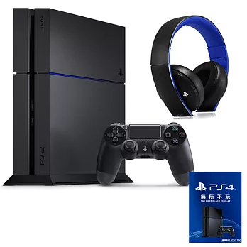 SONY PS4CUH-1207 500G+0083耳機+一年保固卡-專主機-極致黑