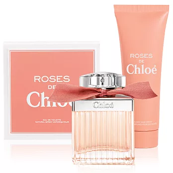 Chloe 克羅埃 玫瑰女性淡香水 50ml+玫瑰淡香水限定版護手霜75ml