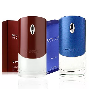 【Givenchy 紀梵希】新紳士淡香水50ml+牛仔紳士男性淡香水50ml