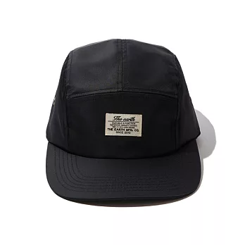 韓國包袋品牌 the-Earth － NYLON CAMP CAP (Black) 防潑水尼龍五分割帽 (黑)