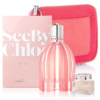 【Chloe 克羅埃】See By Chloe裙襬女孩淡香精75ml(Chloe同名淡香精小香5ml+SeeBy化妝包)