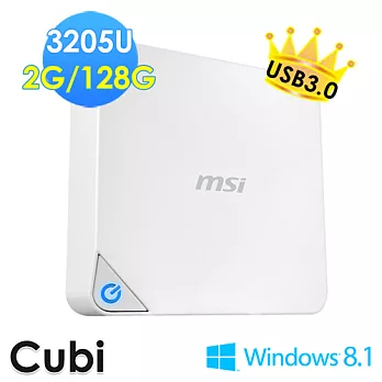 msi微星 Cubi-074TW Celeron 3205U WIN8.1 迷你電腦