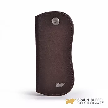 【BRAUN BUFFEL】.德國小金牛 - 紳士系列壓紋單鎖包 - 咖啡色