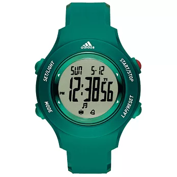 adidas 玩色潮流時尚腕錶-綠x小