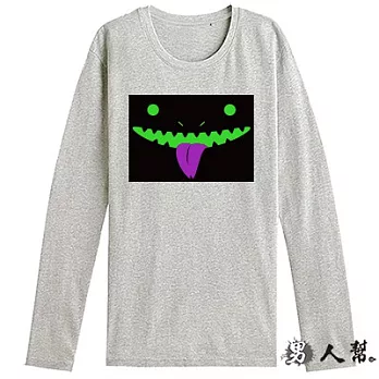 小恐龍長袖T恤(MA026)XS灰色