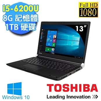 【TOSHIBA】R30-C-03000N 13.3吋 i5-6200U 8G記憶體 1TB FHD高畫質 Win7專業版 筆電