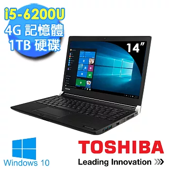 【TOSHIBA】 A40-C-01000M 14吋 i5-6200U 1TB DVD燒錄機 win7專業版 超輕薄筆電