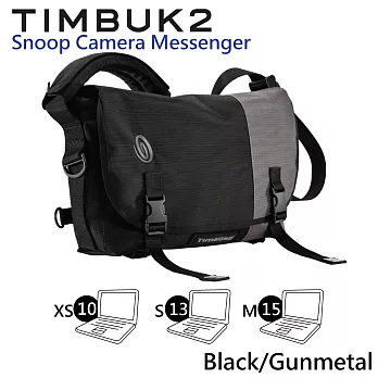 【美國Timbuk2】Snoop相機郵差包(Black/Gunmetal-XS)