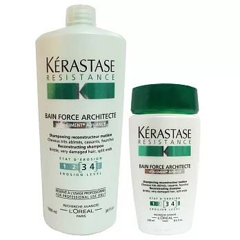 K’ERASTASE 卡詩 煥髮重建髮浴3-4級 1000ML+250ml (附押頭)