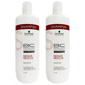 Schwarzkopf 施華蔻新極緻修護洗髮精 1000ml*2