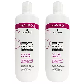 Schwarzkopf 施華蔻新晶燦護色(無硫酸鹽)洗髮精1000ml*2