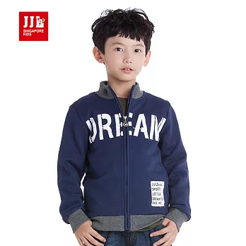 【JJLKIDS】歐美時尚百搭字母外套(藏青)120藏青