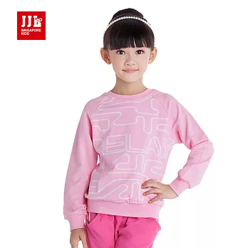 【JJLKIDS】經典童趣花紋造型上衣T恤(粉紅)120粉紅